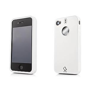  Capdase Polimor Protective Case Polishe White/White for iPhone 4/4S (PMIH4-5122)